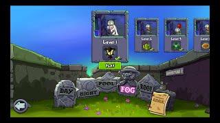 Plants vs Zombies PvZ - Fog - All Levels 1 to 10