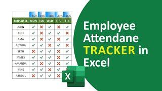 How to Create an Employee Attendance Tracker in Excel