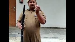 How to use Anti-riot gun?#uppolice #trending #training #arms #viral #video