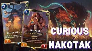 This NIDALEE Deck Is SO FUN! Gnar Nidalee - Masters Deck Gameplay Legends of Runeterra