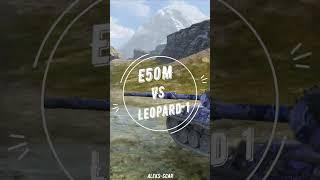 E50M VS Leopard 1 | World of Tanks Blitz #shorts