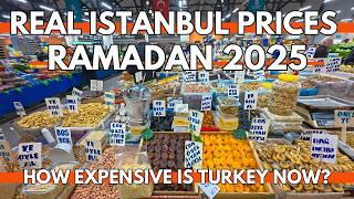 Ramadan Market Istanbul Turkey 2025: Shopping Prices in TL Equal to Euro in Europe | 4K Walking Tour