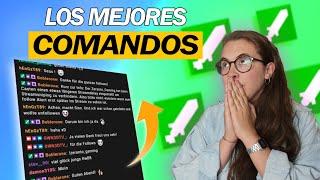 MEJORES COMANDOS para Twitch - Streamelements