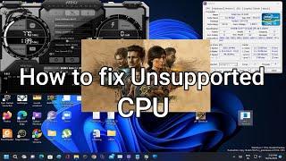 How To Fix Unsupported CPUs Uncharted Legacy Of Thieves AVX2 Issue