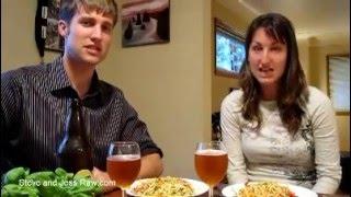 Raw Fettuccini Alfredo with Steve and Jess