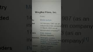 WINGNUT FILMS,INC