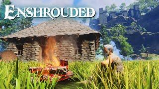 Beginning in Enshrouded! Tips and Tricks for Starter Building and Exploring! 4K