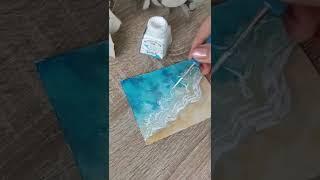 How to paint watercolor waves 