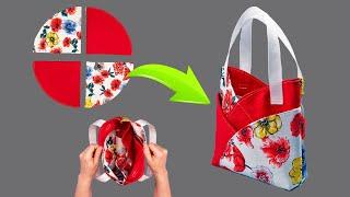 A cute bag sew from 4 pieces simply and quickly!