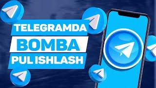 Telegramda bomba bot orqali sarmoyasiz va sarmoyali pul ishlash 2023 | Internetda pul ishlash 2023