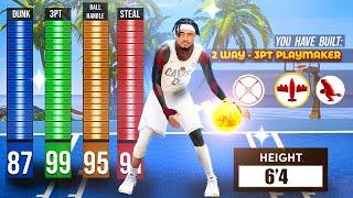 My 6'4 pg with 99 3PT + Contact Dunks & ELITE DEFENSE = BEST PG BUILD in NBA 2K25!!