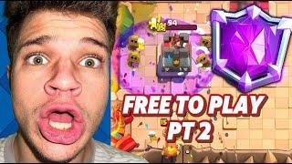 Jynxzi Starts a FREE TO PLAY Account PT 2 | New Season (Clash Royale)