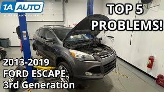 Top 5 Problems Ford Escape SUV 2013-2019 3rd Generation