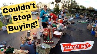 We Had The ENTIRE Garage Sale To Ourselves!