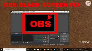 how to fix obs black screen  display capture 2019 (AMD)