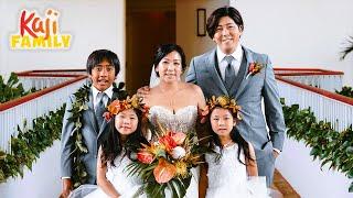 We Got Married...AGAIN! Kaji Family Vow Renewal Ceremony!