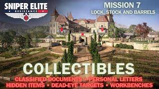 SNIPER ELITE RESISTANCE Mission 7 All Collectibles I Documents, Eagles, Letters, Items, Workbenches