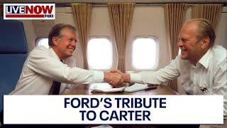 Jimmy Carter: President Ford's son delivers heartfelt tribute at funeral