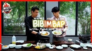 Cooking TRADITIONAL Korean Rice Meal Bibimbap with SPECIAL SAUCE! | Ryan Bang