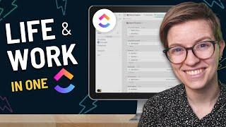 How to organize your personal life in 1 ClickUp (with a SIMPLE ClickUp Hierarchy)