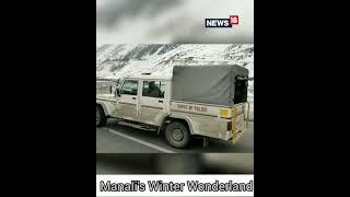 Manali Winter wonderland | Manali Snowfall | Himachal Winter Season | Shorts | CNN News18