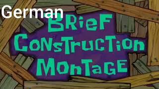 Brief Construction Montage 6 language