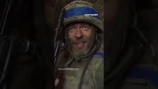 Ukrainian Soldier With a Message From the Trench #warinukraine