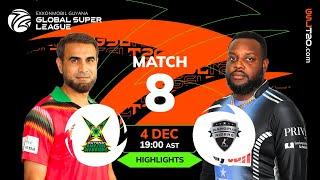 Highlights | Guyana Amazon Warriors vs Rangpur Riders | GSL 2024