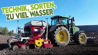  Turbulente Gerstenaussaat 2024: Linien- vs. Hybridsorte, Precision Farming Technik & Vollgas ️