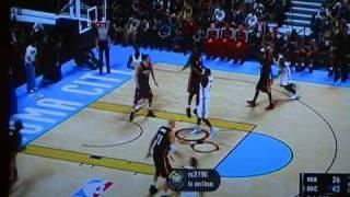 NBA 2K11 Online Gameplay-Miami Heat Vs. Oklahoma Thunder