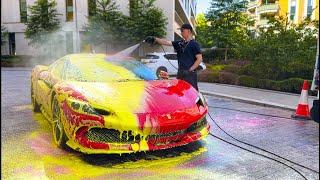 How Millionaires DEEP CLEAN Their Cars?