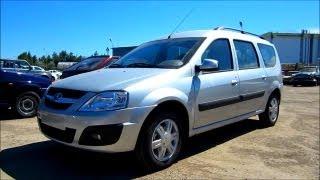 2012 Lada Largus Lux. Start Up, Engine, and In Depth Tour.