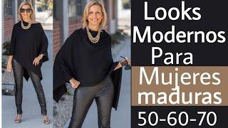 GUÍA PARA VESTIR MODERNA A LOS 50 Y 60 AÑOS MODA PARA MUJERES MAYORES CONSEJOS Y ESTILO MUJER MADURA