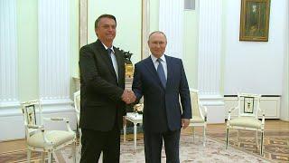 Russian President Putin holds talks with Brazilian President Bolsonaro | AFP