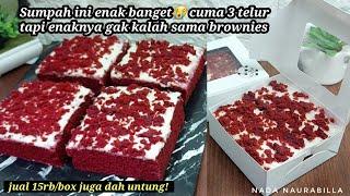 Gak kalah dengan brownies! enak, moist, wangi, fla kejunya juara..3 telur jadi 4 box