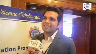 Prashant Gupta, Executive Director Sharda University speaks to Ten News at EPSI's Conclave