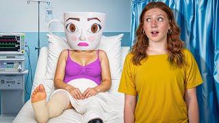 I SNUCK INTO BALLERINA CAPPUCCINA'S HOSPITAL ROOM IN REAL LIFE!