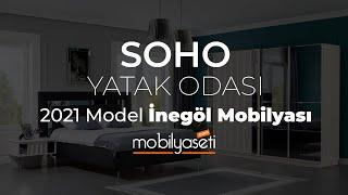 İnegöl Mobilyası Beyaz Yatak Odası | Soho Yatak Odası Mobilyaseti.com