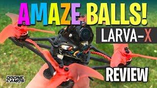 AMAZE BALLS! - Happymodel LARVA X Toothpick - Review & Flights 