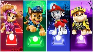 PAW PATROL : THE MIGHTY MOVIE MARSHALL  CHASE  SKYE  ROCKY ️ TILES HOP EDM RUSH!