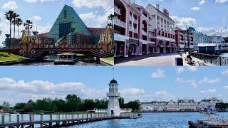 EPCOT Resort Area 2025 Relaxing Afternoon Walkthrough in 4K | Walt Disney World Florida April 2025