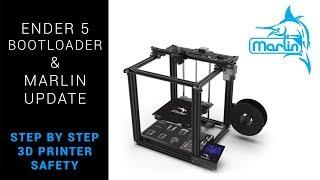 Ender 5 bootloader and Marlin update