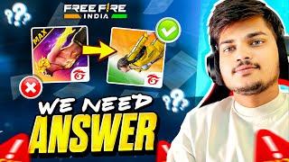 We Need A Answer About Free Fire India Relaunch!!!