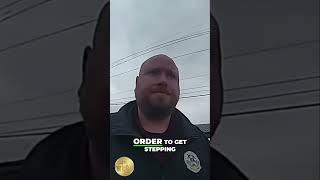 Cop Orders Man to Move, But He Knows His Rights! (Sidewalk Showdown)