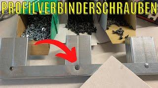 how to: welche Profilverbinderschraube und die richtige Anwendung für CD Deckenprofile - Drywall DIY