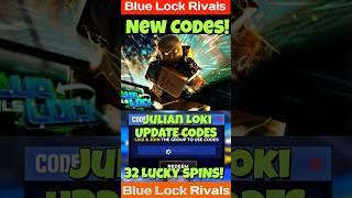 Julian Loki!  New Blue Lock Rivals Codes - New Codes For Blue Lock Rivals Roblox June 2025