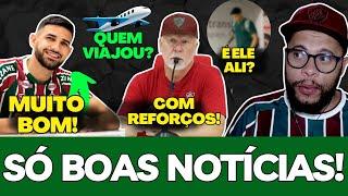 SÓ BOAS NOTÍCIAS DO FLUMINENSE, RETORNO IMPORTANTE, AVANÇO DE JOGADORES E MAIS