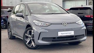 Approved Used Volkswagen ID.3 Pro S 77kWh 204PS in Moonstone Grey | KS24CCU | Wrexham Volkswagen