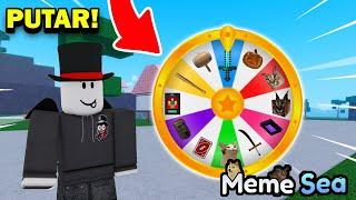 MEME SEA TAPI COMBOKU DIATUR SPINING WHELL ! #roblox #game #memesea