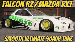 Carx drift racing online Falcon rz/Mazda rx7 Smooth ultimate 90adh tune Day.45!